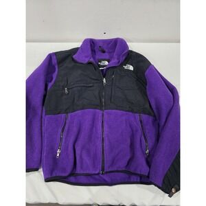 Vintage 80s 90s The North Face Denali Purple Fleece Jacket Size Medium EUC